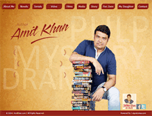 Tablet Screenshot of amitkhan.com